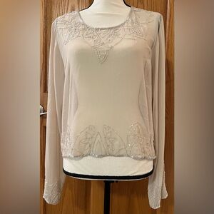 BKE NWOT Sheer Blouse